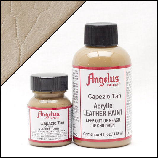 Angelus Leerverf Capezio Tan