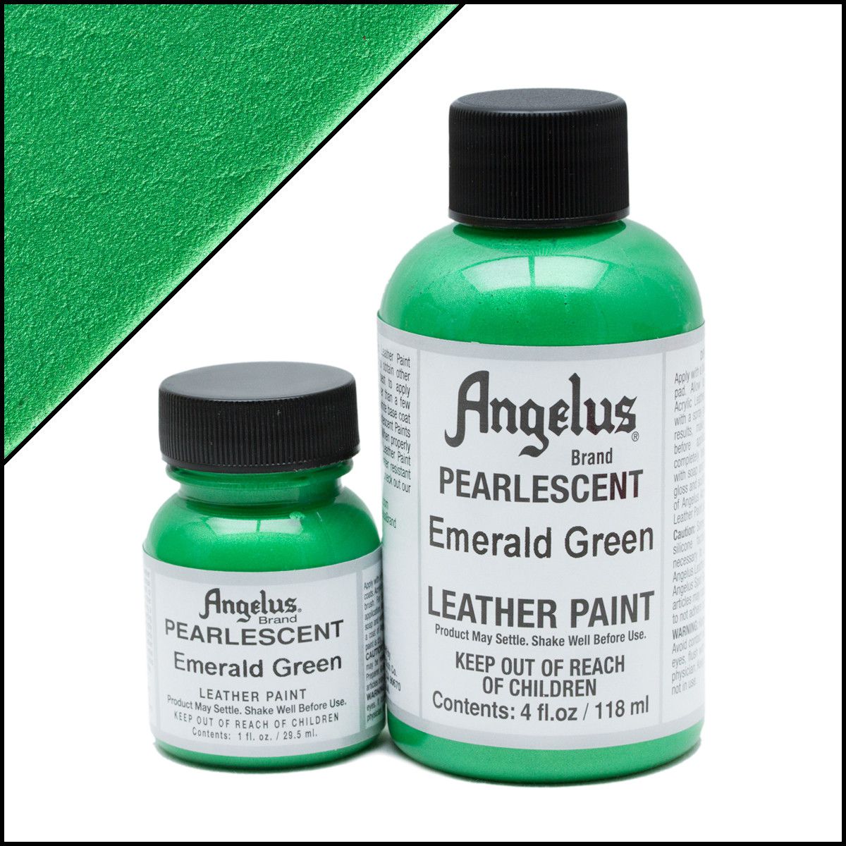 Angelus Leerverf Pearlescent Emerald Green