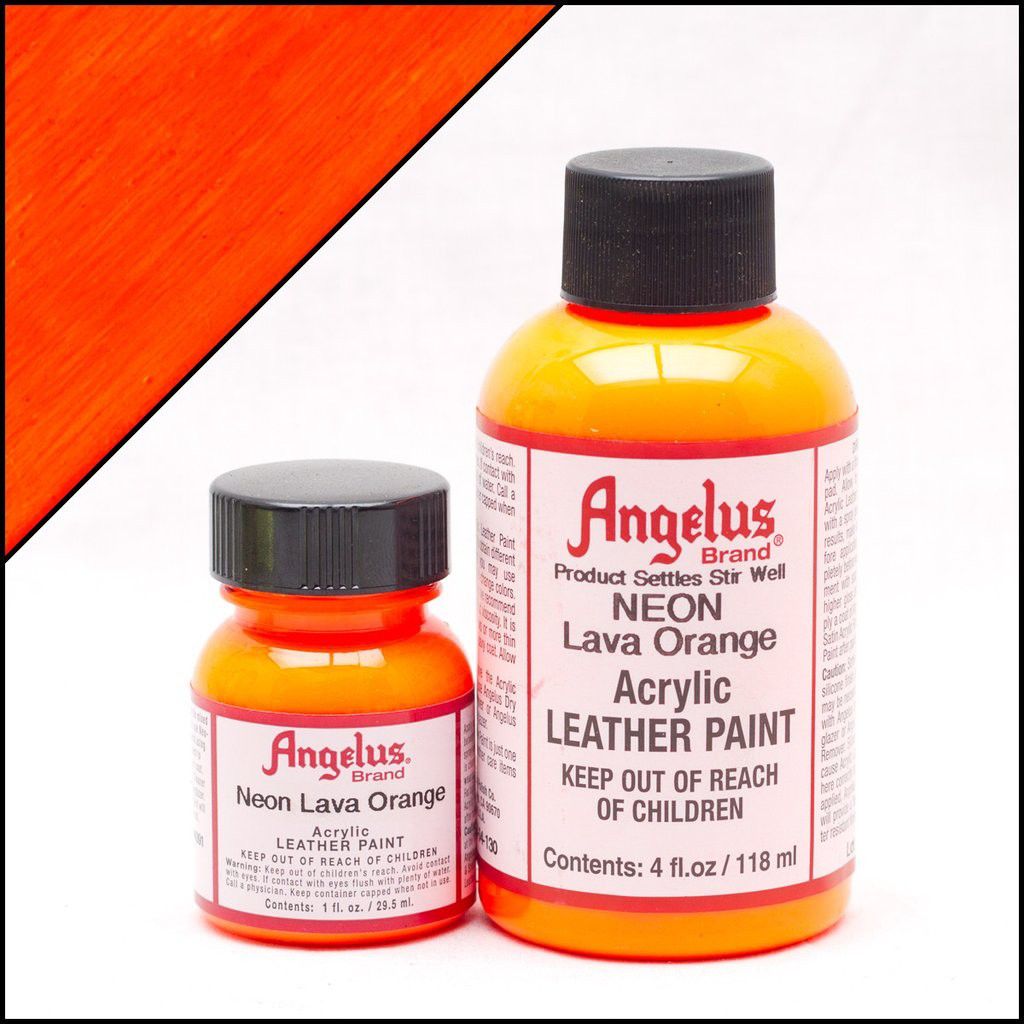 Angelus Leerverf Neon Lava Orange