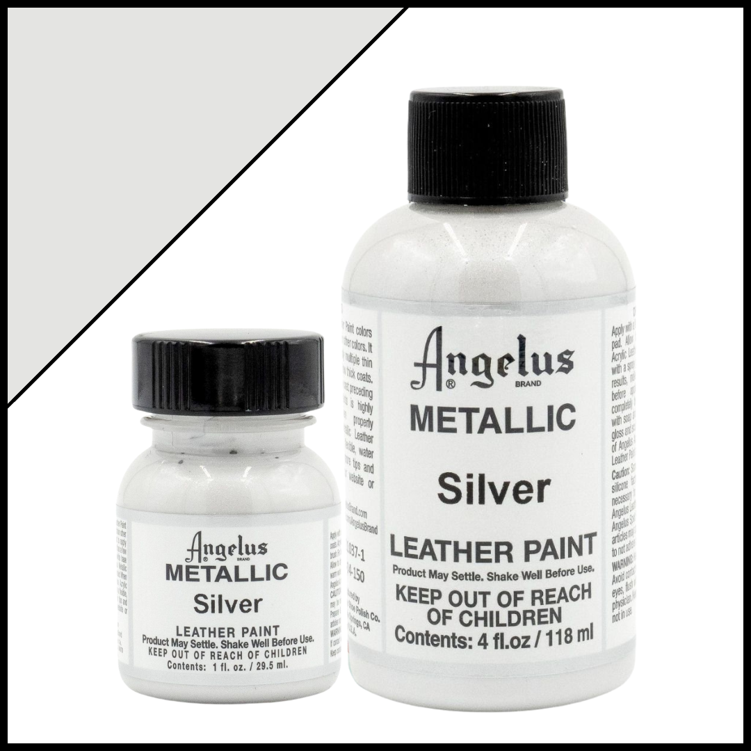 Angelus Leerverf Metallic Silver